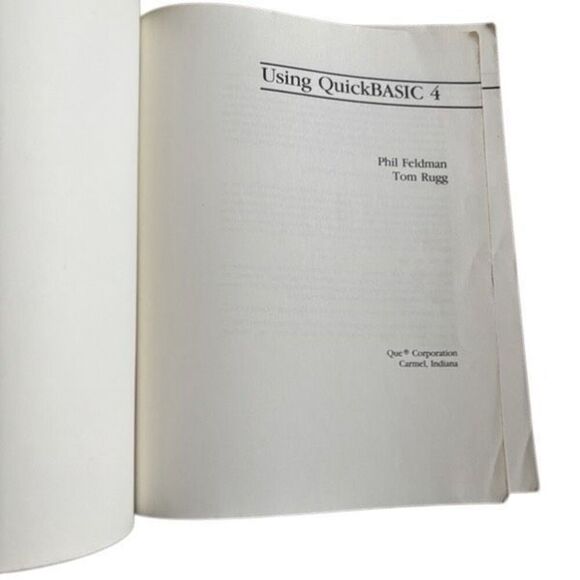 Using Quickbasic 4 Book - Picture 3 of 5